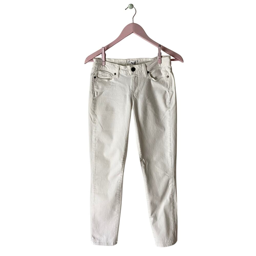 PAIGE Kylie Crop White Jeans